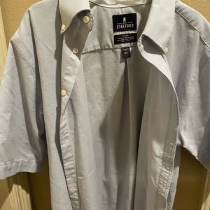 Stafford blue work shirt